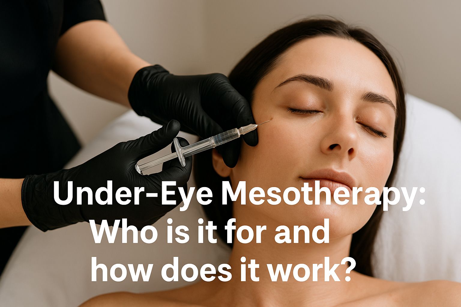 Read more about the article Under-Eye Mesotherapy – Who Is It For and How Does It Work?
