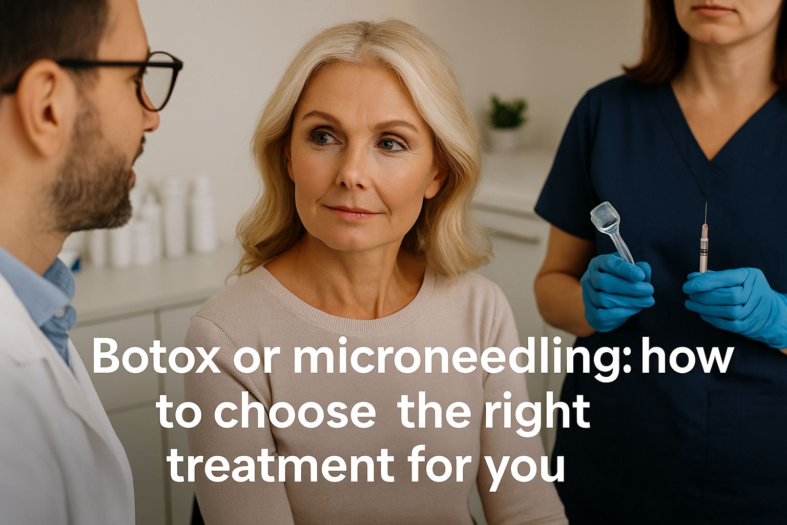 Read more about the article Botox or Microneedling? How to Choose the Right Treatment for You