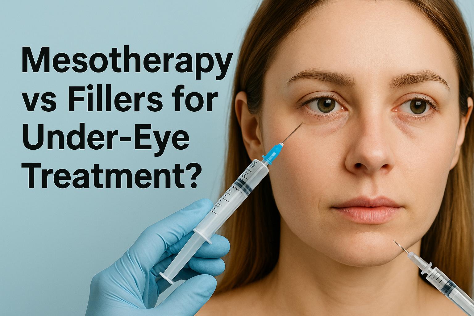 Read more about the article Under-Eye Mesotherapy vs Fillers