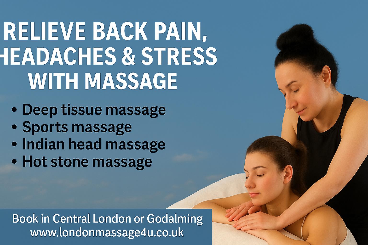 Read more about the article Relieve Back Pain, Headaches & Stress with Massage – London & Surrey
