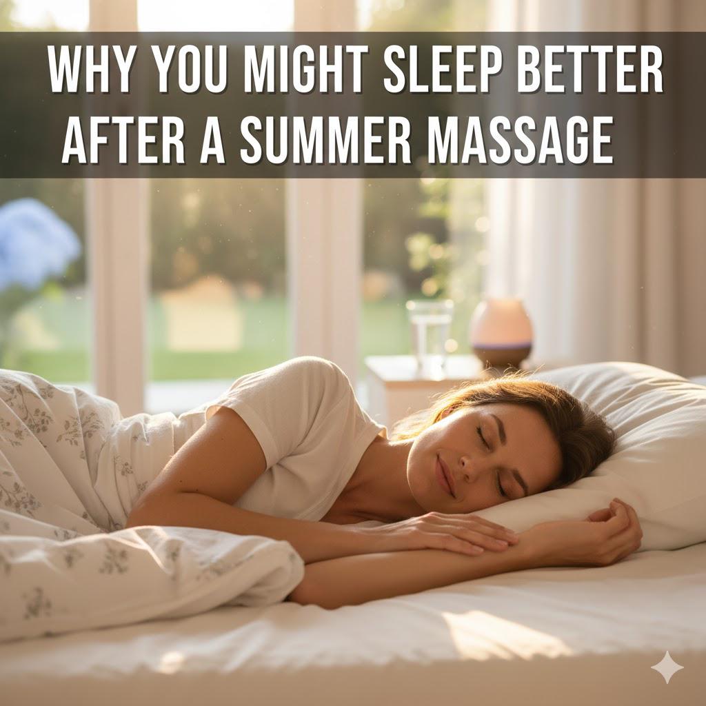 Read more about the article Why You Might Sleep Better After a Summer Massage