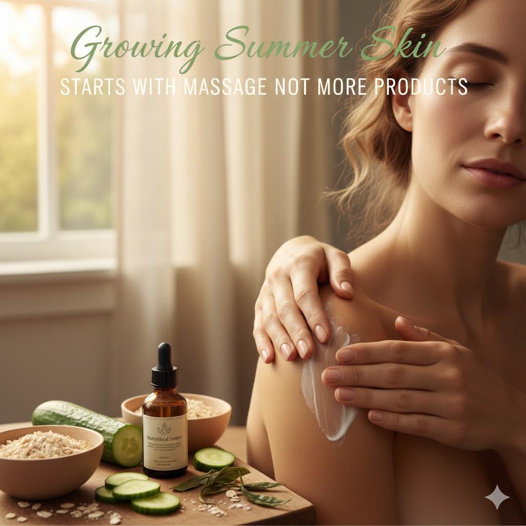 Read more about the article Glowing Summer Skin Starts with Face Massage — Not More Products