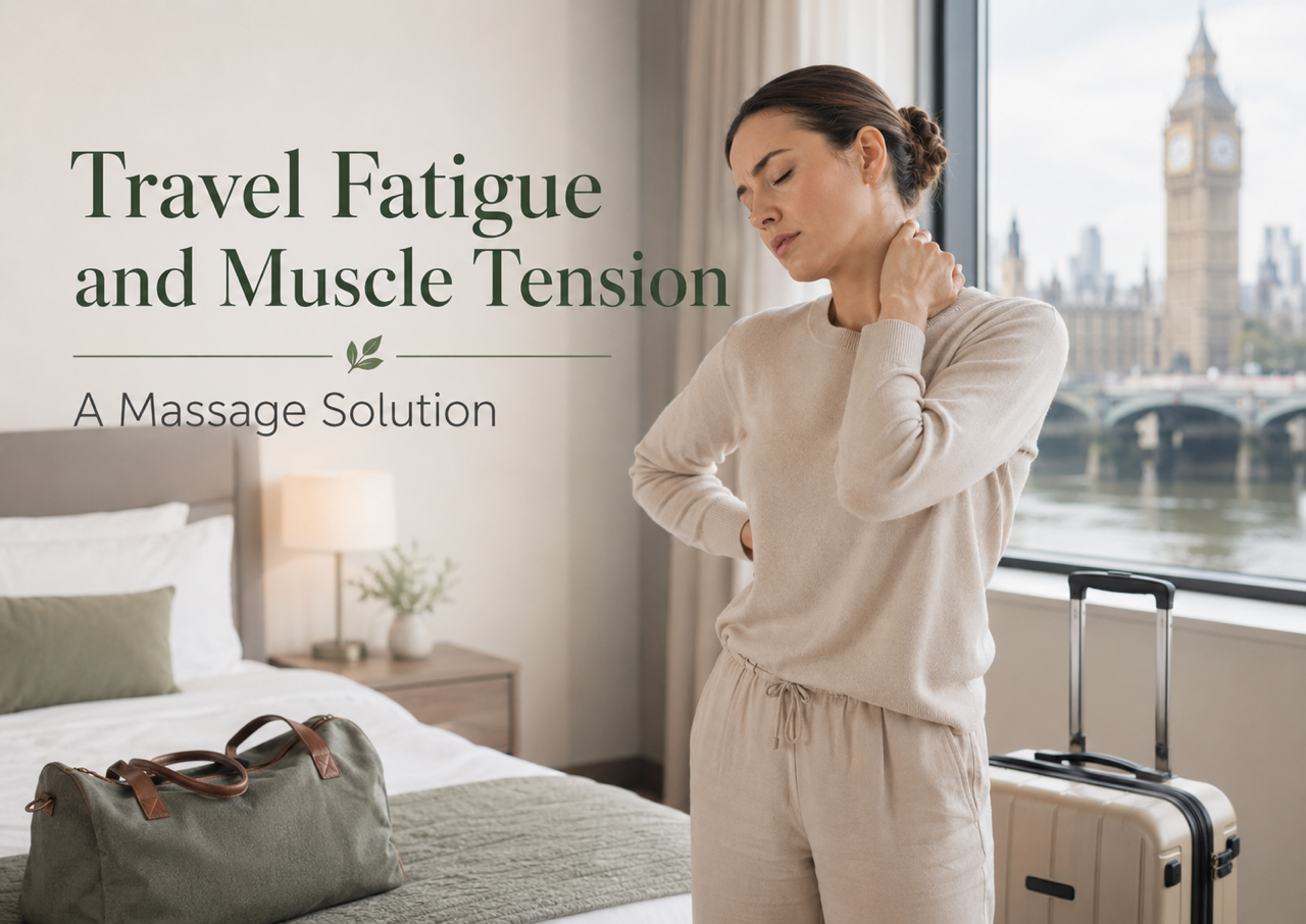 Read more about the article Travel Fatigue in London – Why a Massage Helps You Recover Faster